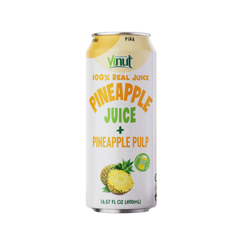 Vinut Pineapple Juice + Pineapple Pulp (490ml) - Papaya Express